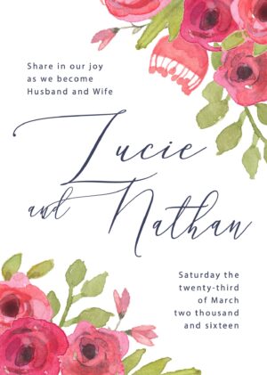 Lucie Wedding Invite
