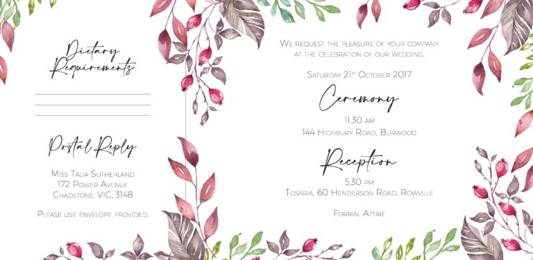 Taylah Invitation 2