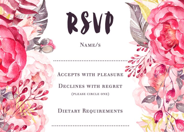 Anna Wedding Rsvp