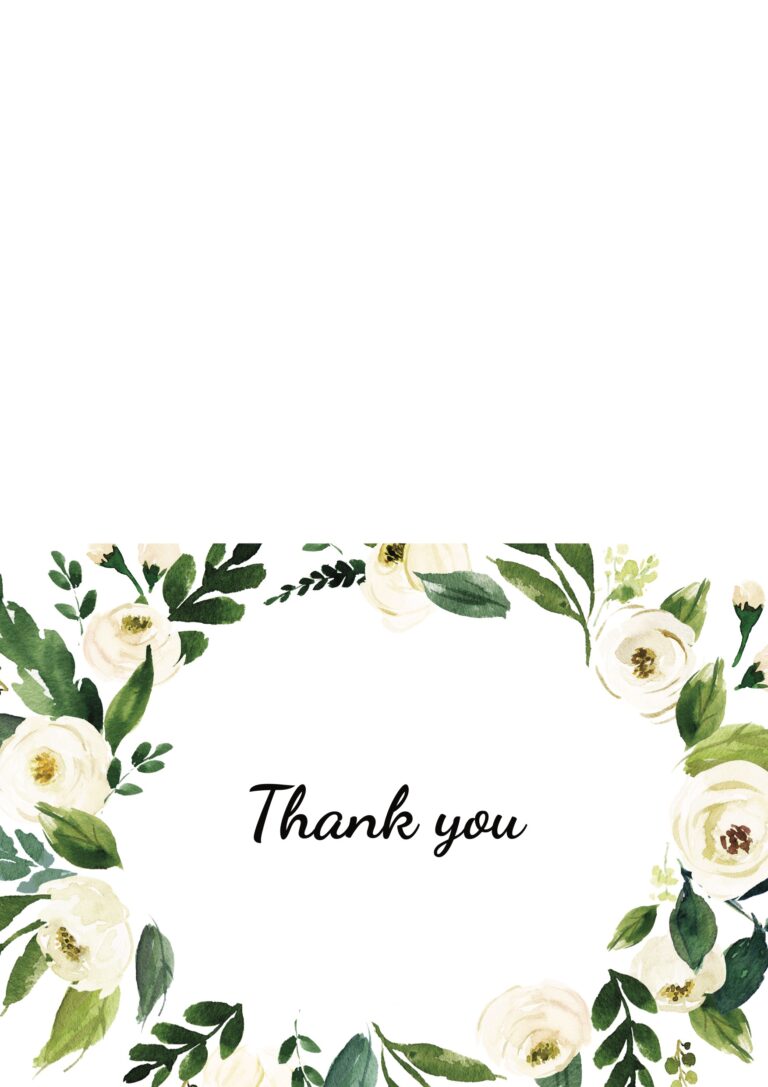 Chelsea Thank You Card