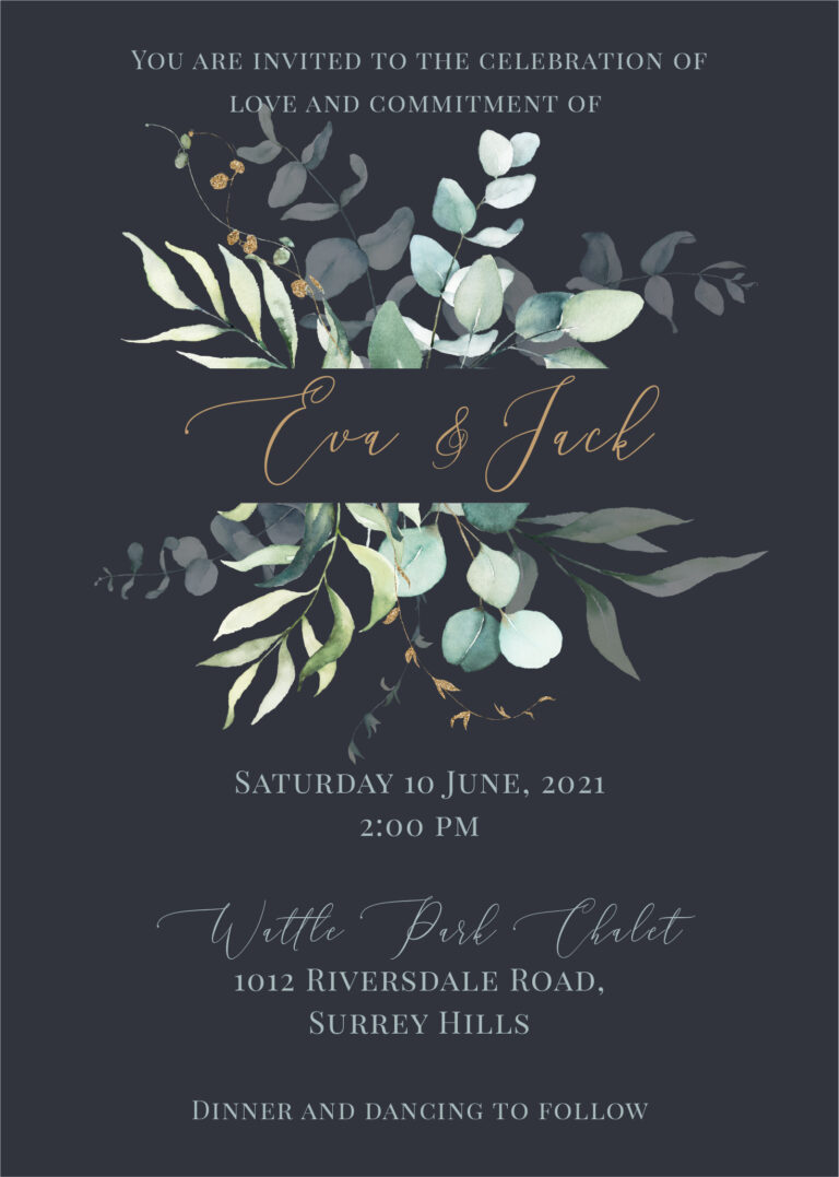 Baileys Print Co Eva Invite