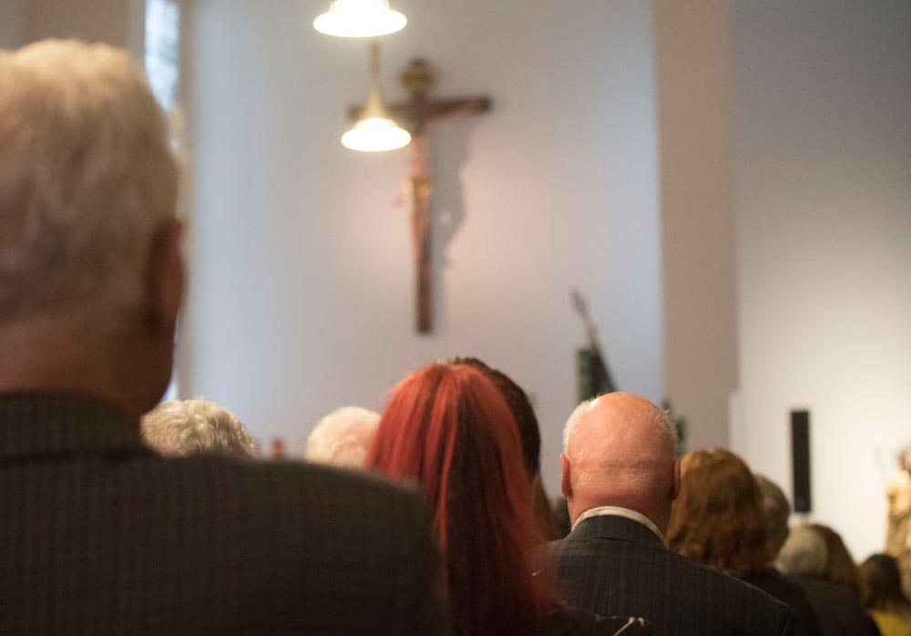 funeral service at church
